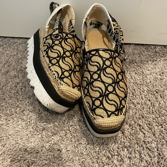 Stella McCartney Raia monogram Platform Espadrille - Picture 2 of 6